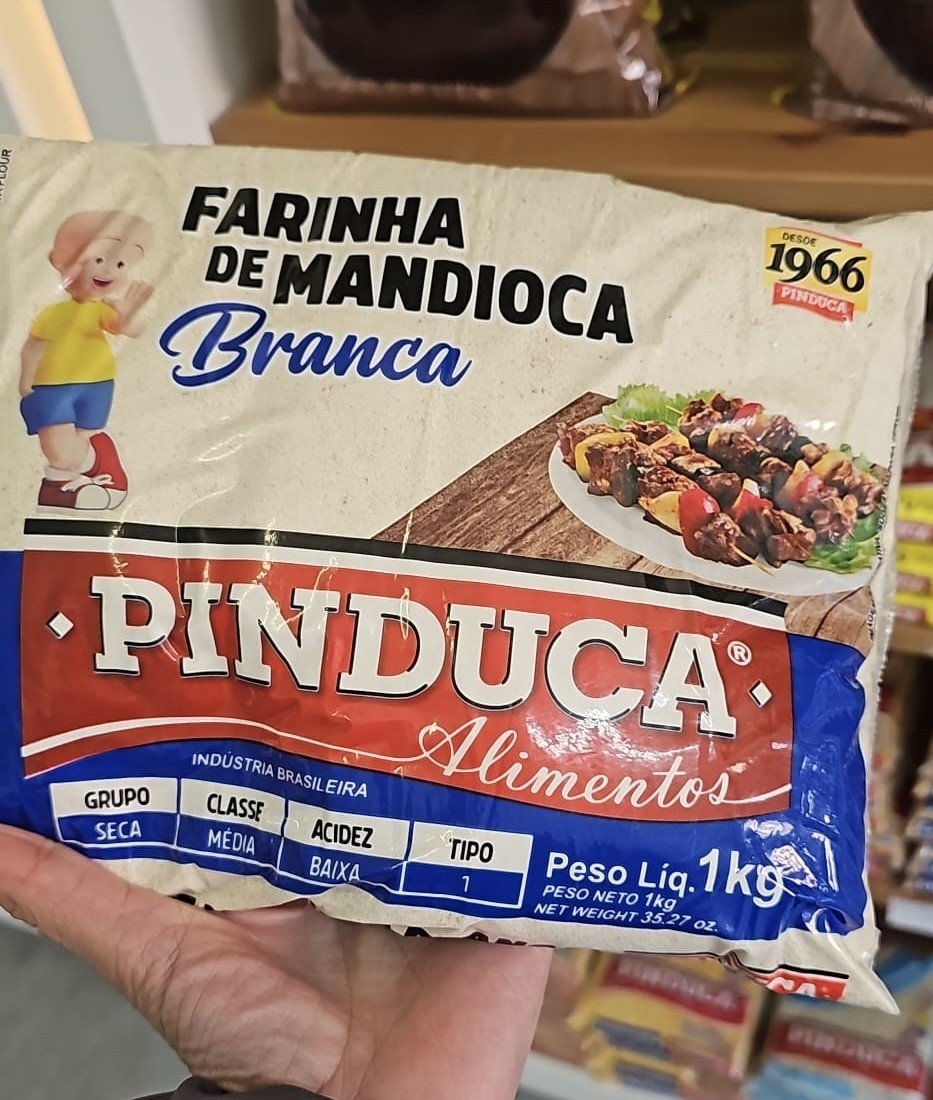 Pinduca - Farinha de mandioca Branca 1kg
