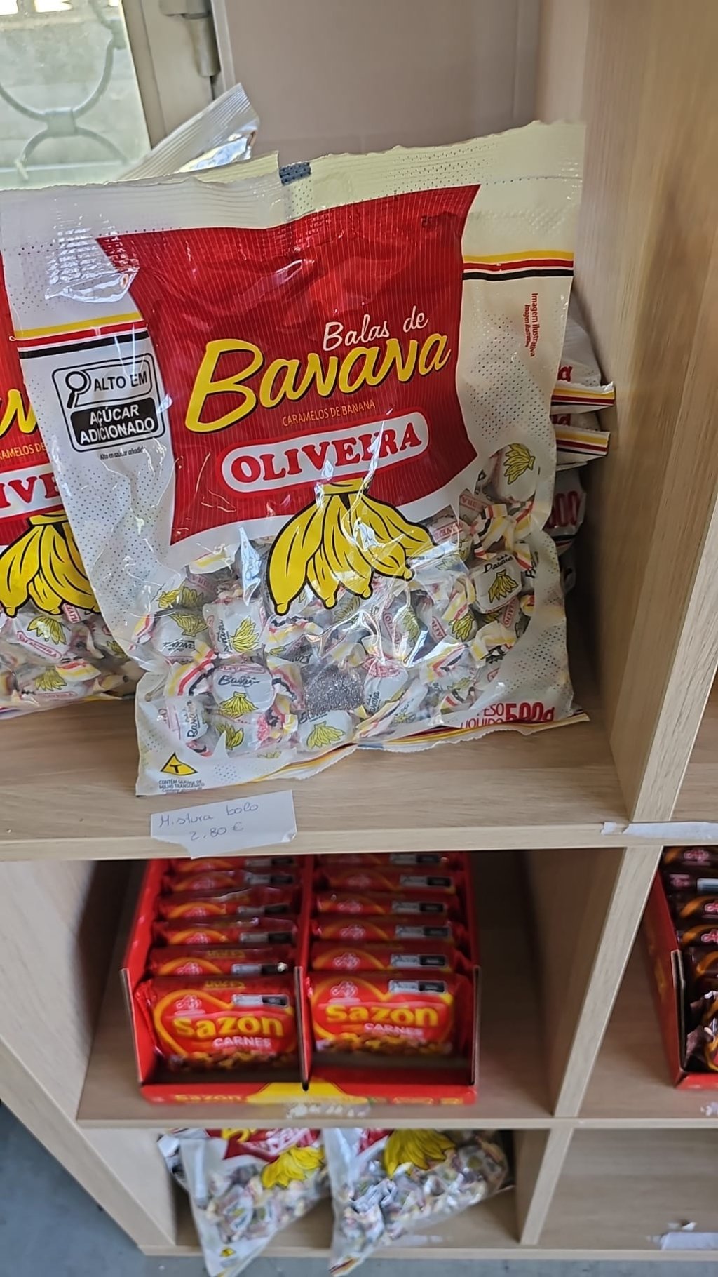 Balas de banana Oliveira 