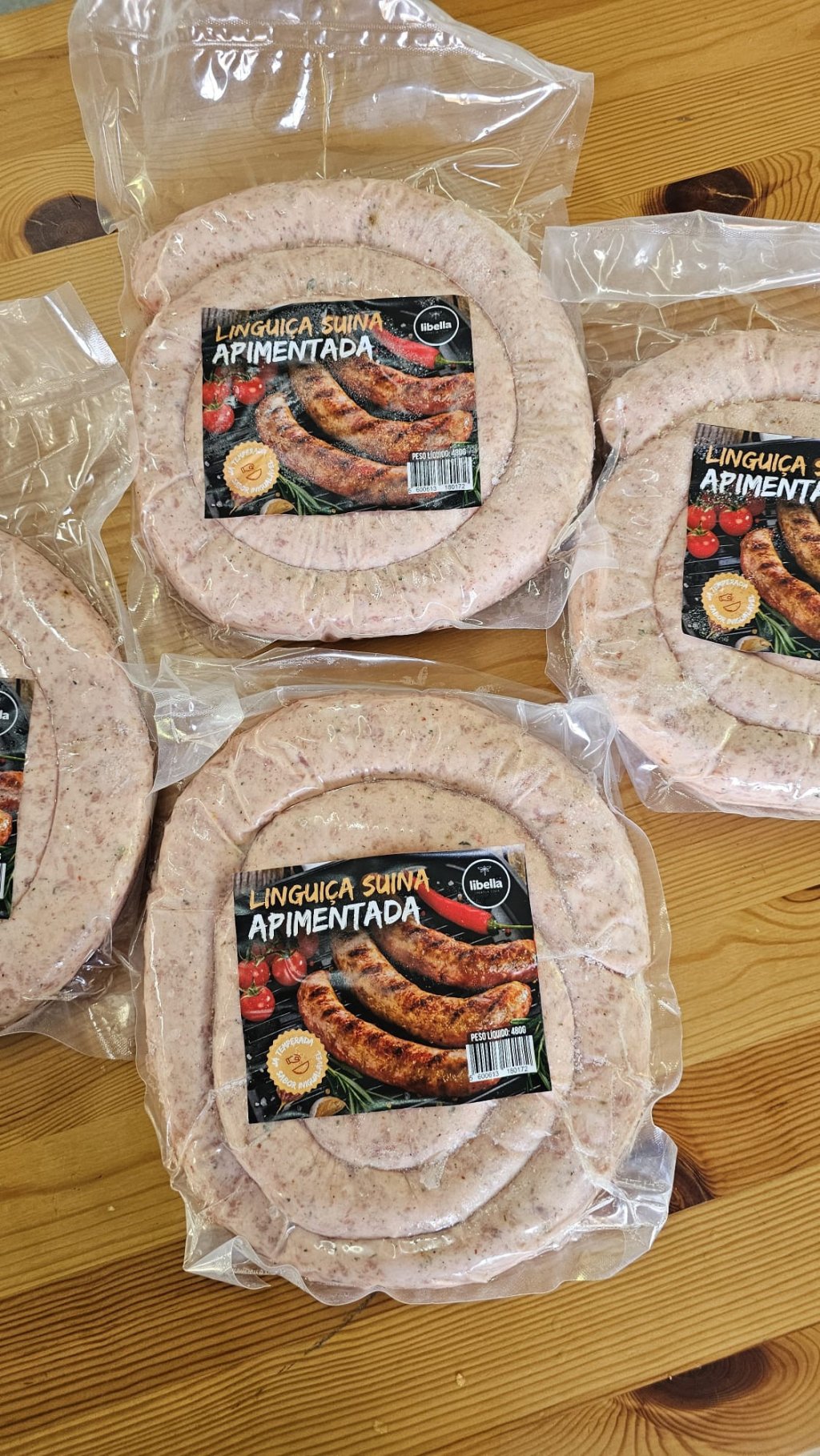 Linguiça suína apimentada 