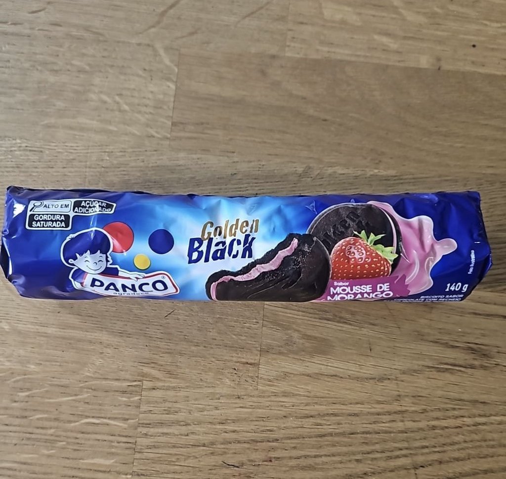 Biscoito Golden Black - Mousse de Morango- Panco