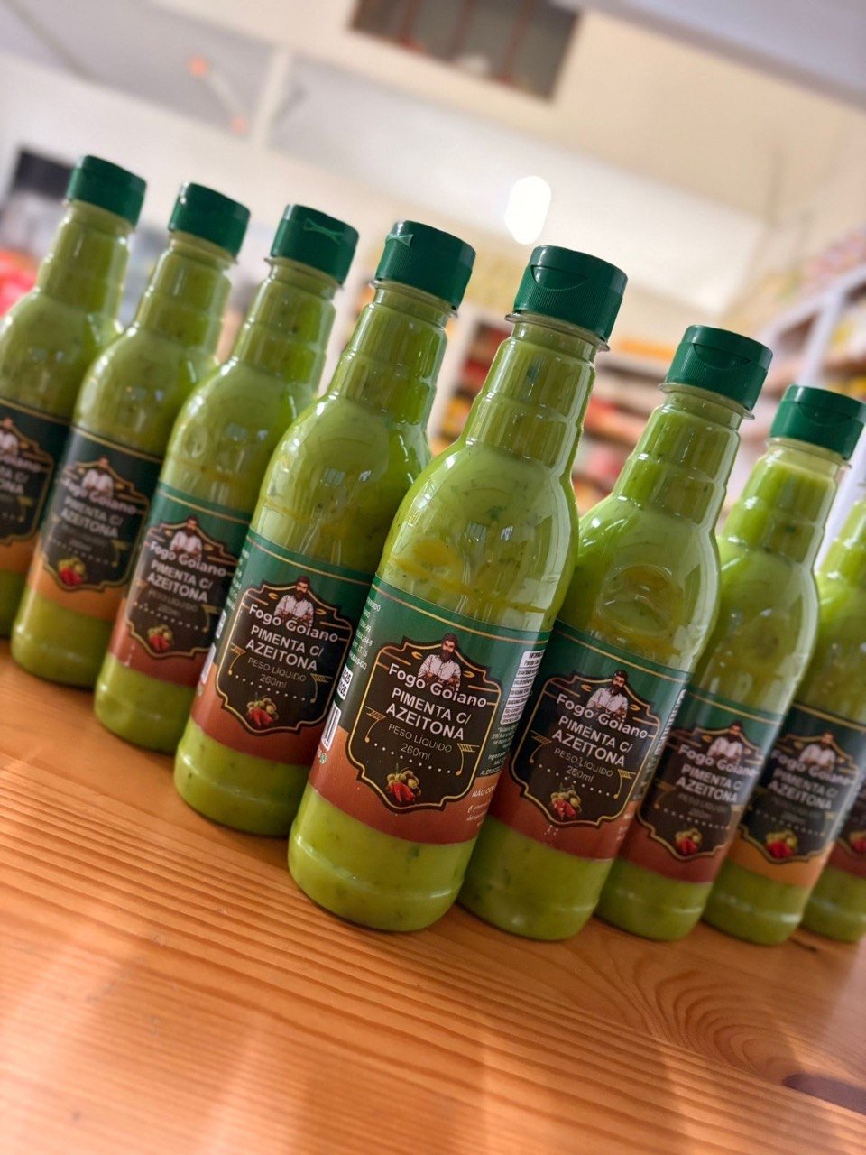 Fogo goiano - Molho De pimenta com azeitonas 