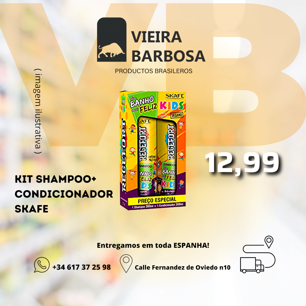 Kit Shampoo + Condicionador Skafe