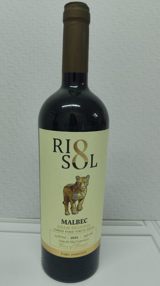 Rio Sol Gran Reserva Malbec Tinto 750ml