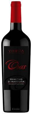 Vinosia Primitivo di Manduria Orus Doc Tinto 750ml