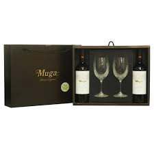 Kit 2 Vinhos Muga Reserva Especial 2016 Tinto 750ml + 2 Taças