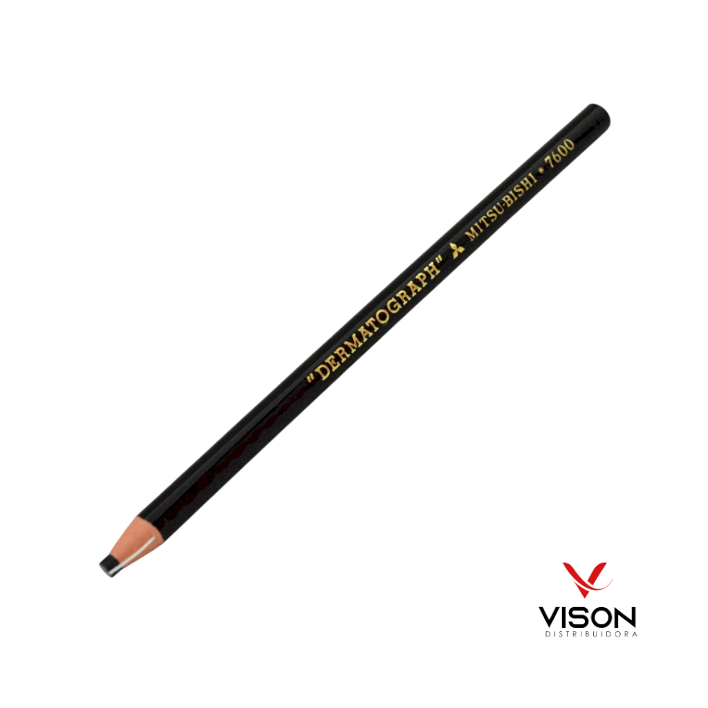 Lápis Dermatográfico Preto Mitsubishi