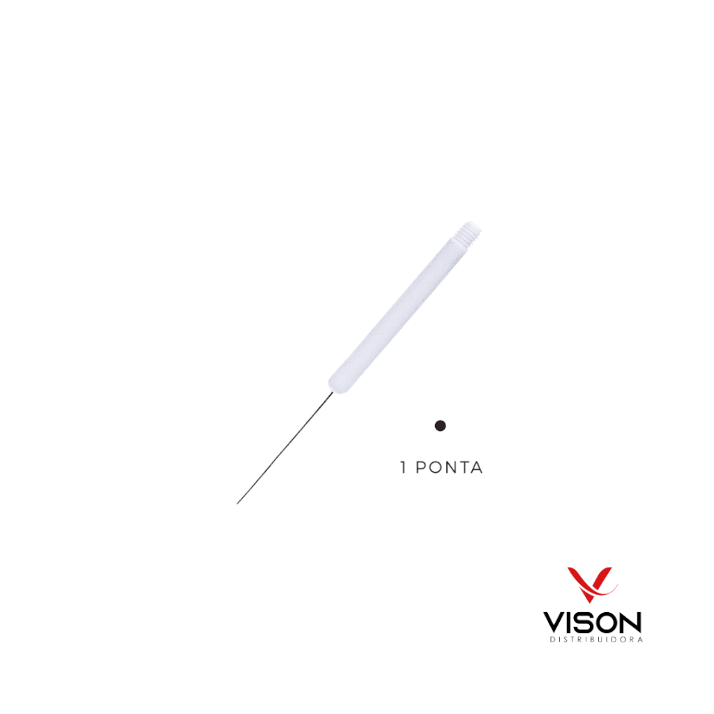 Agulha Dermomag 1 Ponta Cx. 10 unidades