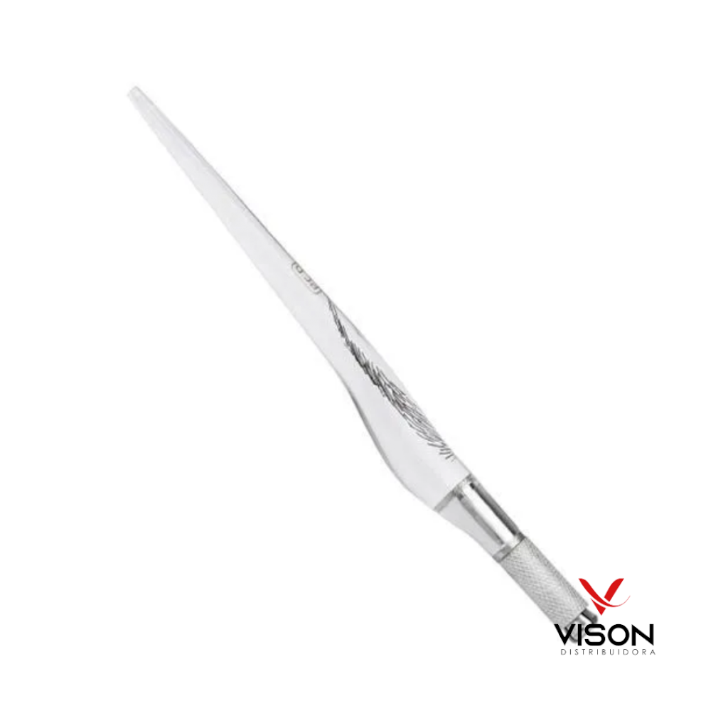 Caneta Tebori Acrílico Transparente Microblading