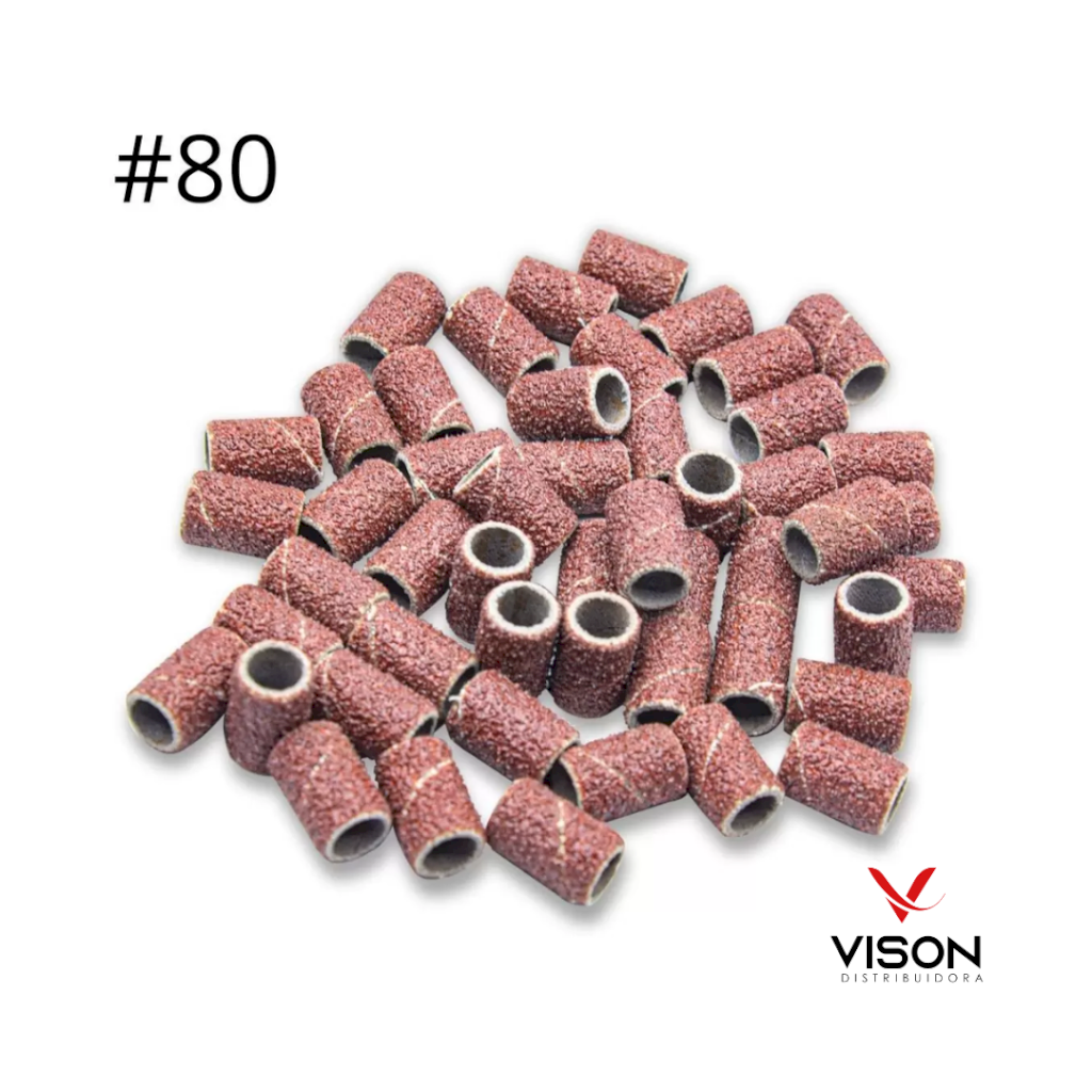 Refil Broca de Lixadeira Coarse #80 Grossa Pct. 50 Unidades