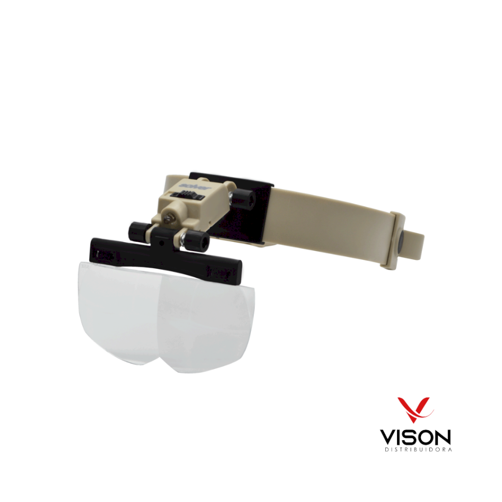 Lupa de Cabeça Solver com Iluminação Led Slc-1010
