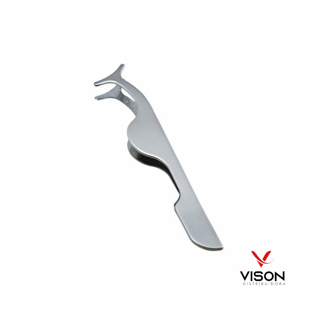 Pinça Aplicador de Cílios Postiço Inox