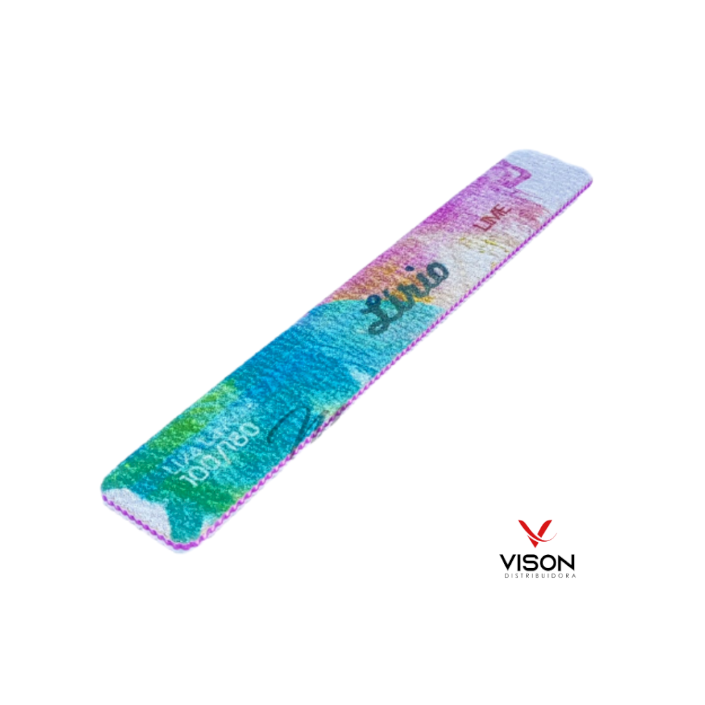 Lixa Quadrada Lirio Colorida Lavável 100/180