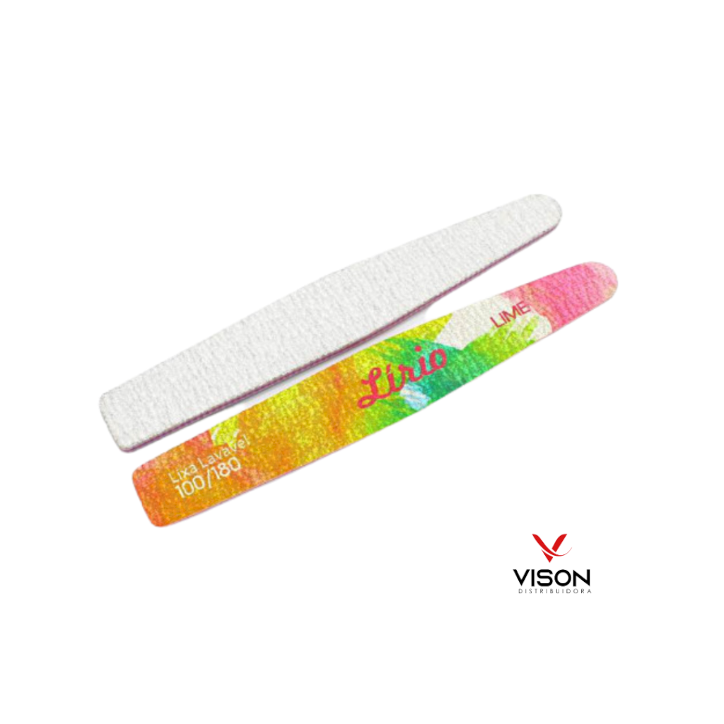 Lixa Diamante Lirio Colorida Lavável 100/180