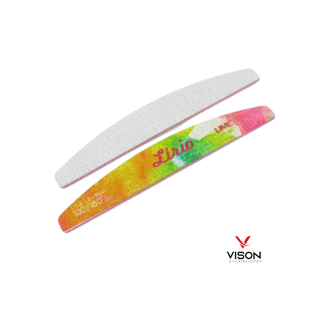 Lixa Boomerang Lirio Colorida Lavável 100/180