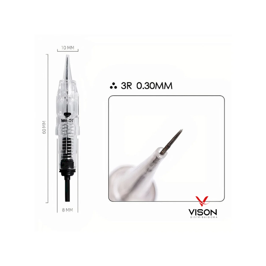 Agulha Universal Easy Click 3 Pontas 0.30mm