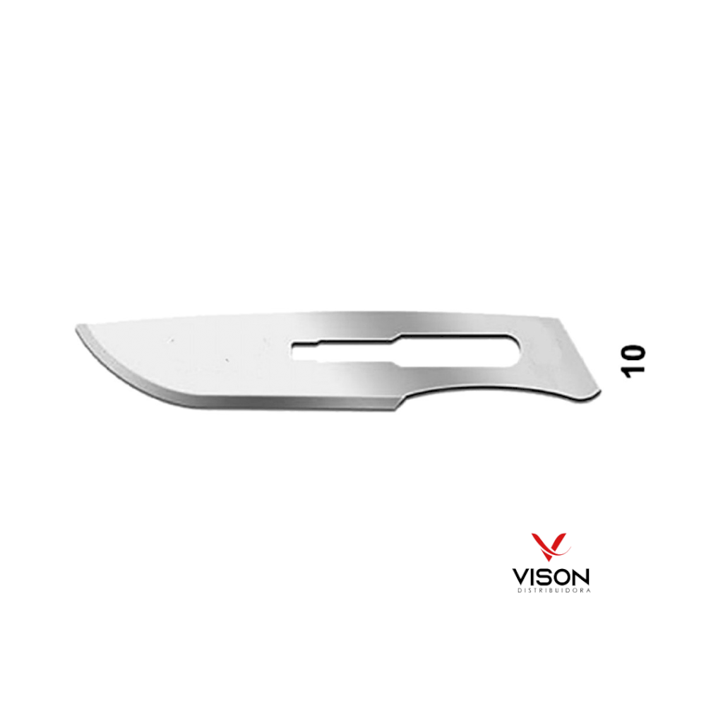 Lâmina de Bisturi Nº10 Dermaplaning Pct. 5 Unidades