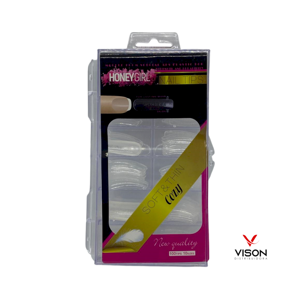 Molde F1 Reutilizável para Unha Pct. 100 Unidades