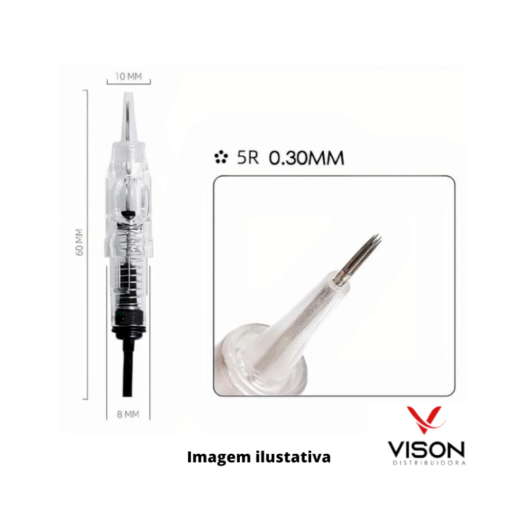 Agulha Universal Easy Click 5 Pontas 0.30mm