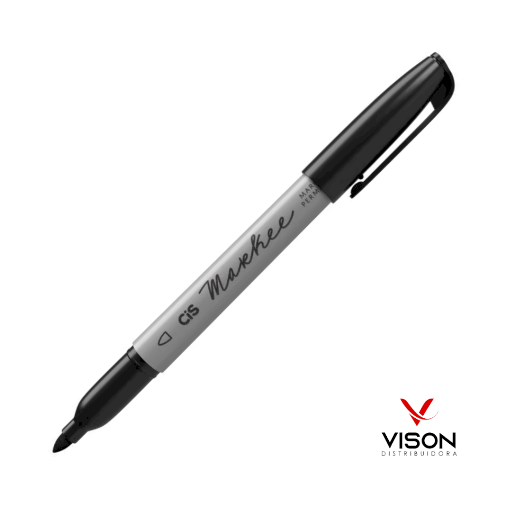 Caneta Marcador Permanente Preto Cis Markee