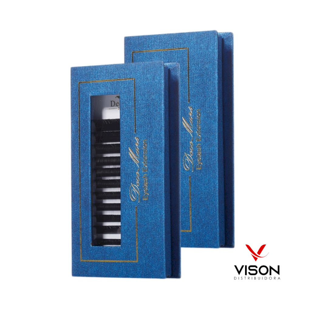 Cílios Decemars Ellipse Flat 0.15D (8-15mm) Caixa Azul