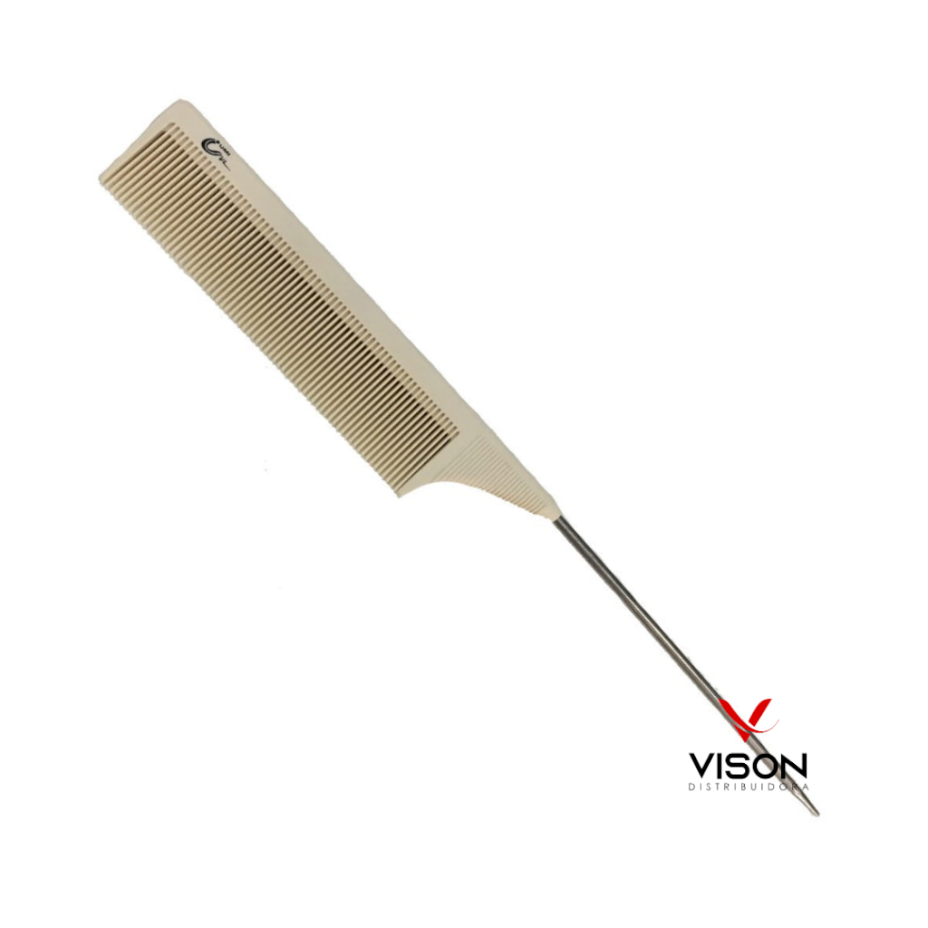 Pente Carbono Cabo de Aço Branco Profissional Cb608