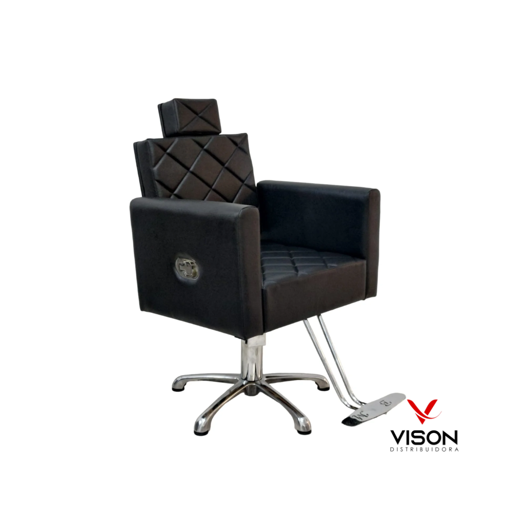 Cadeira Cabeleireiro Hidráulica Reclinável Base Estrela Sofá VB9