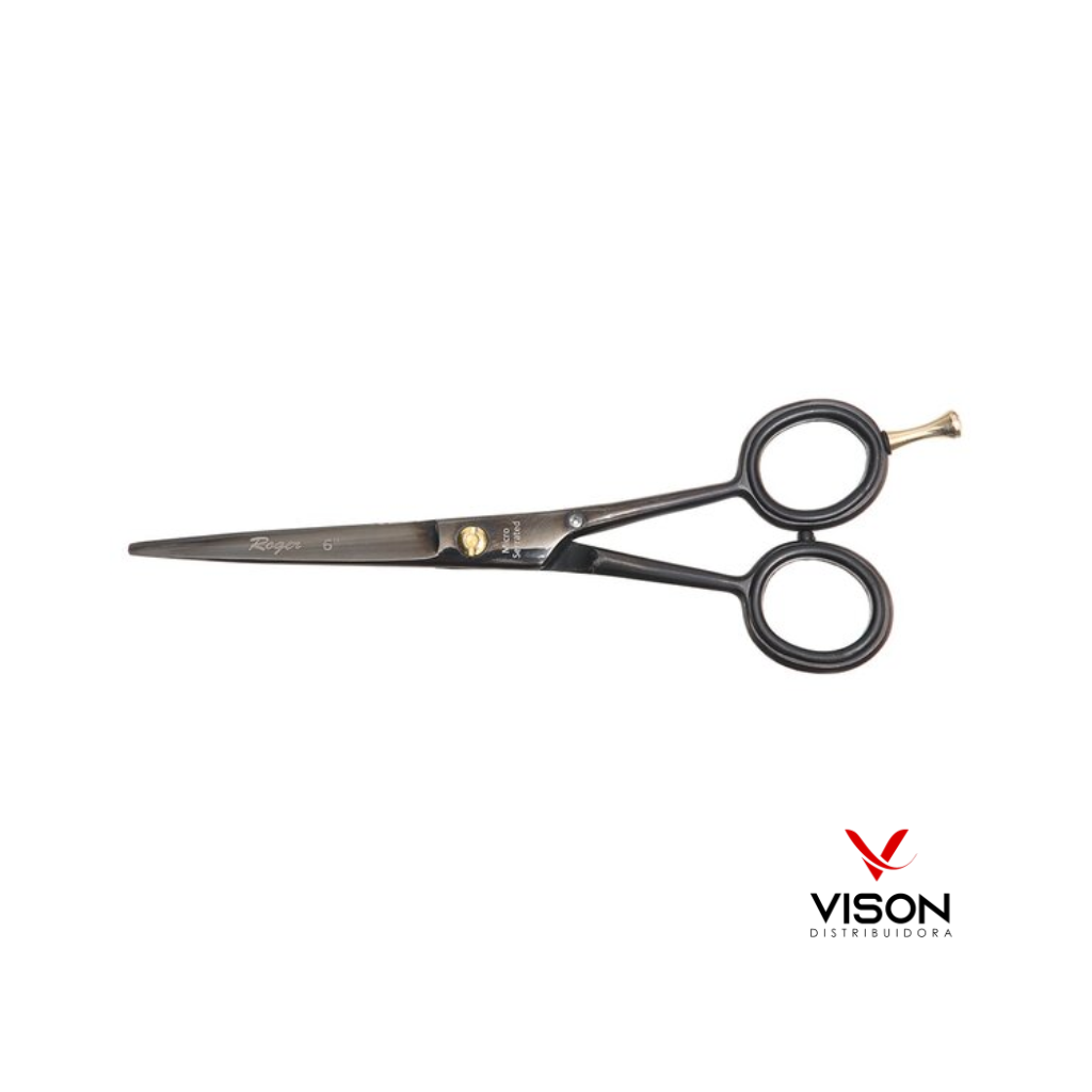 Tesoura Roger Peixe Black Laser