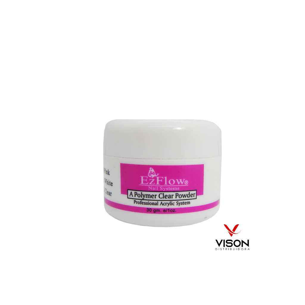 Pó Acrílico Unha EZ Flow Clear 30g