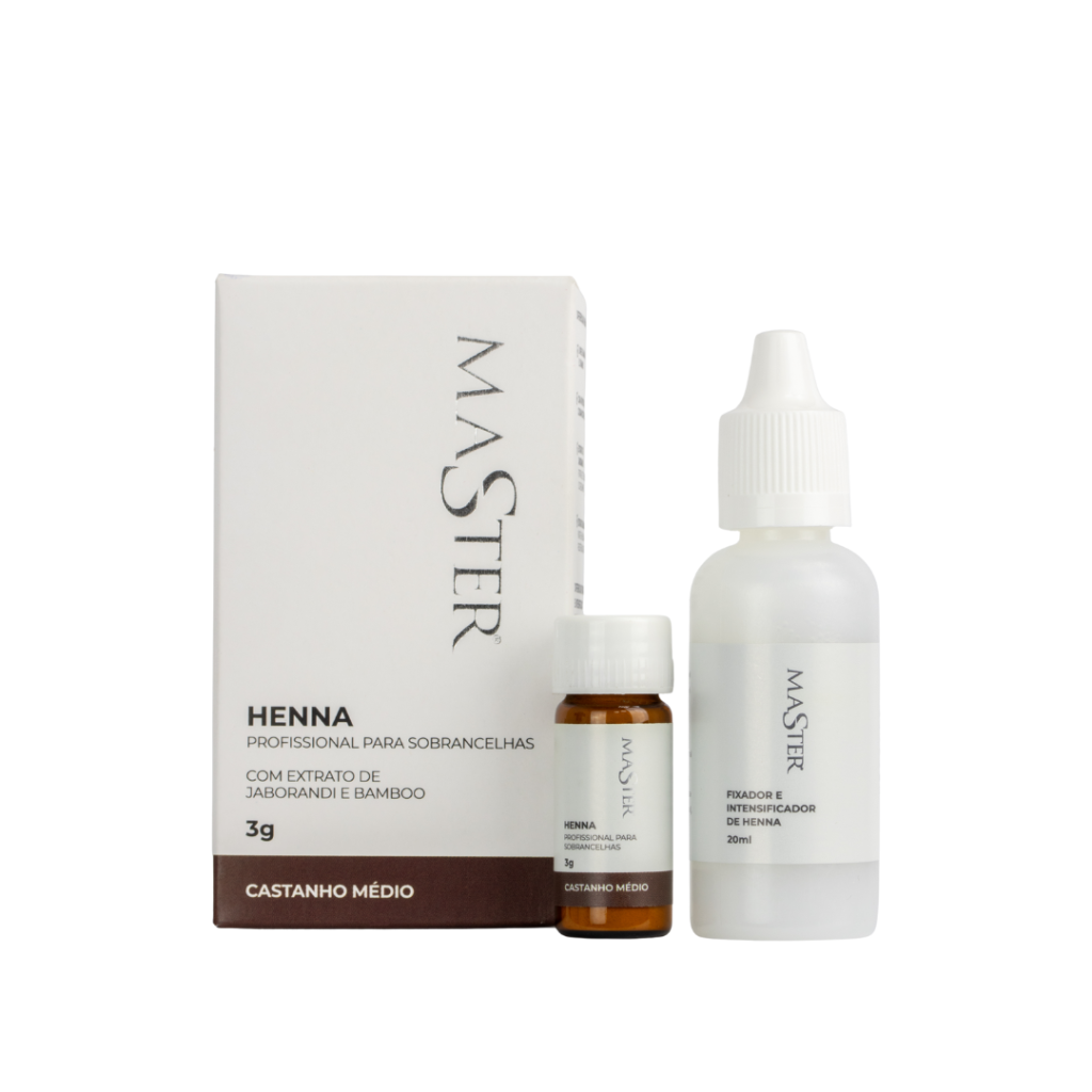 Henna Master Castanho Médio 3gr