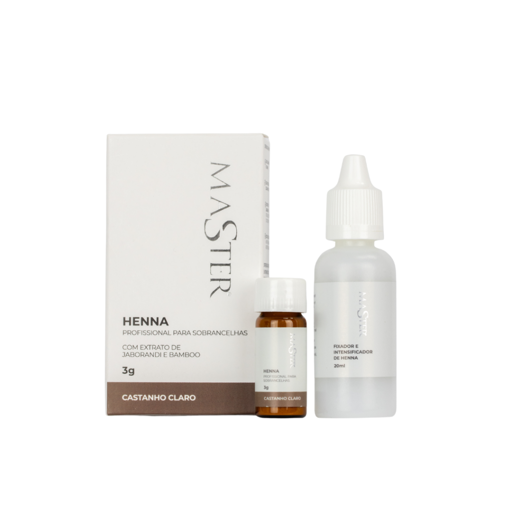 Henna Master Castanho Claro 3gr
