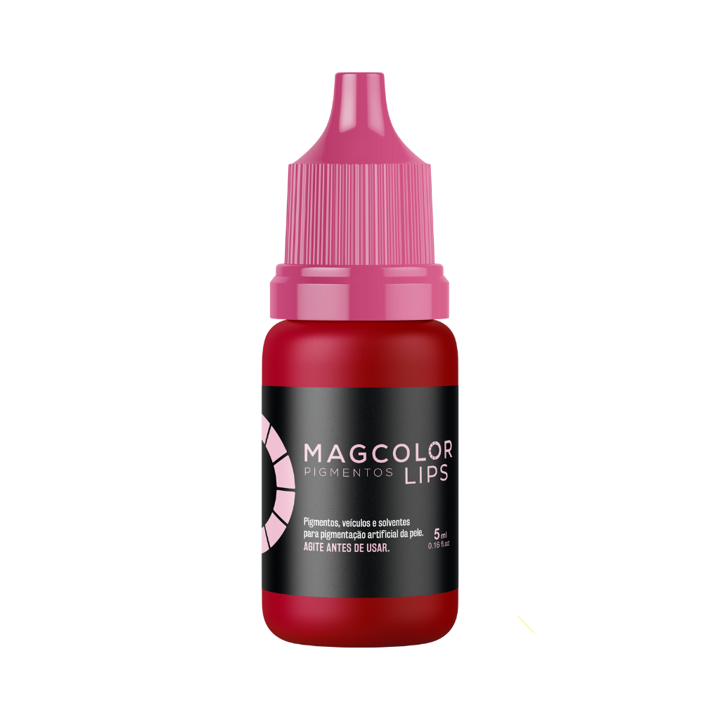 Pigmento Magcolor Gold Lips Vermelho 5ml