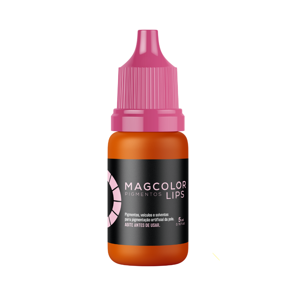 Pigmento Magcolor Gold Lips Laranja 5ml