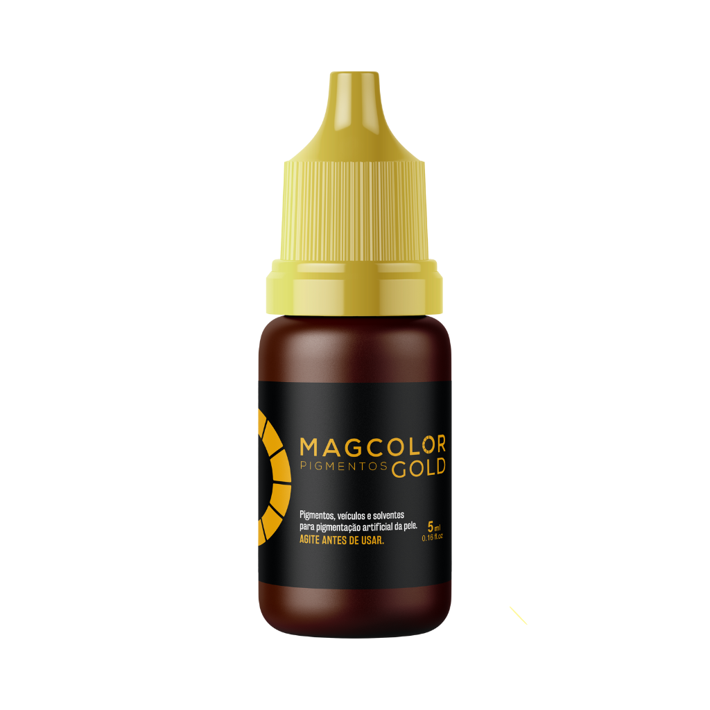 Pigmento Magcolor Gold Castanho Escuro 5ml