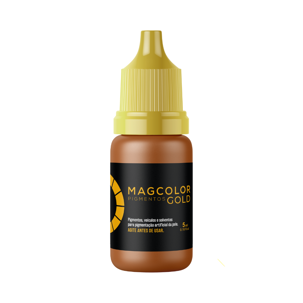 Pigmento Magcolor Gold Castanho Claro 5ml