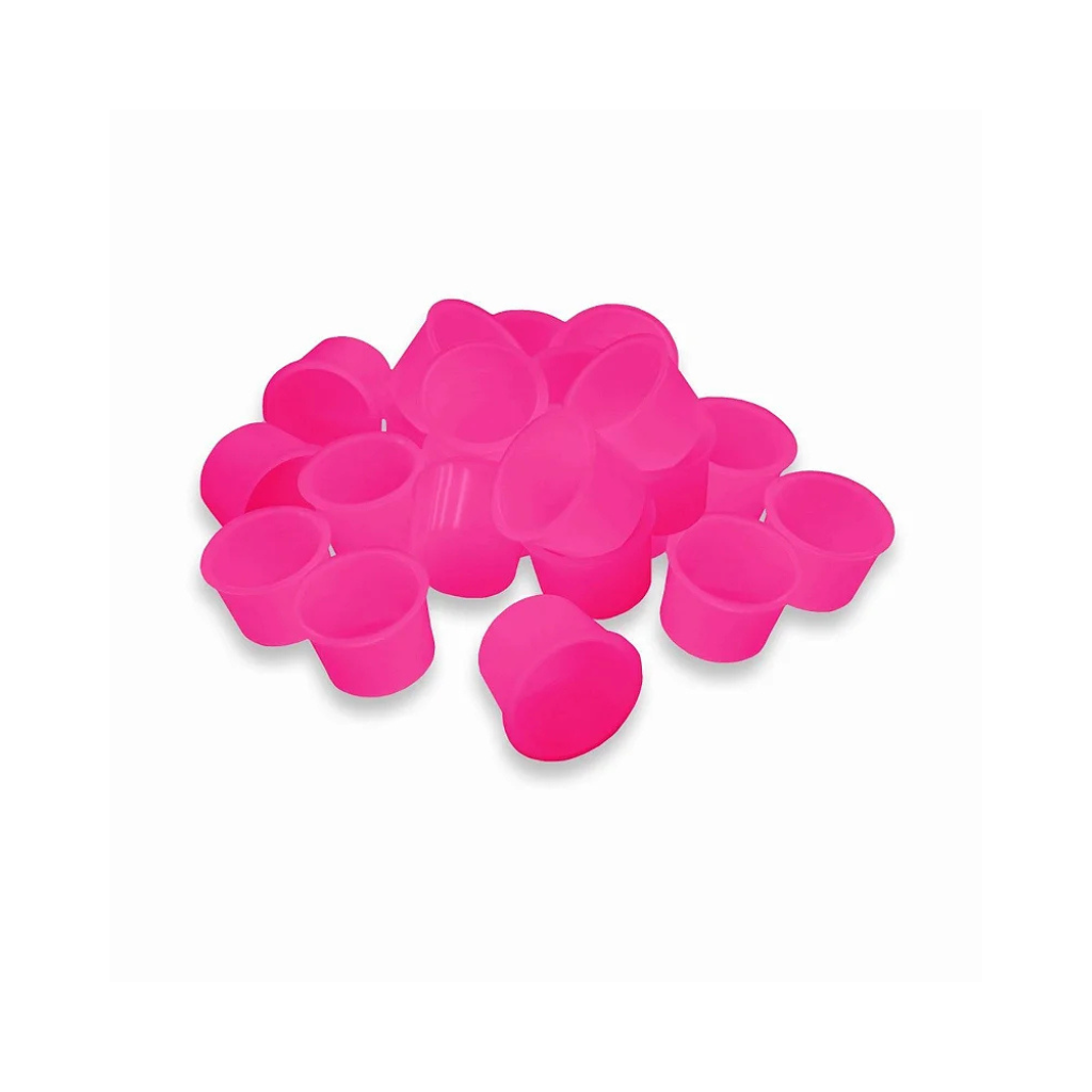 Batoque Descartável 5mm Rosa Pct. 50 Unidades