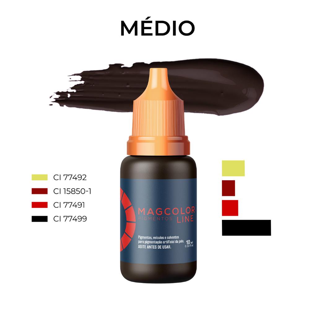 Pigmento Magcolor Gold Line Barber Médio 5ml
