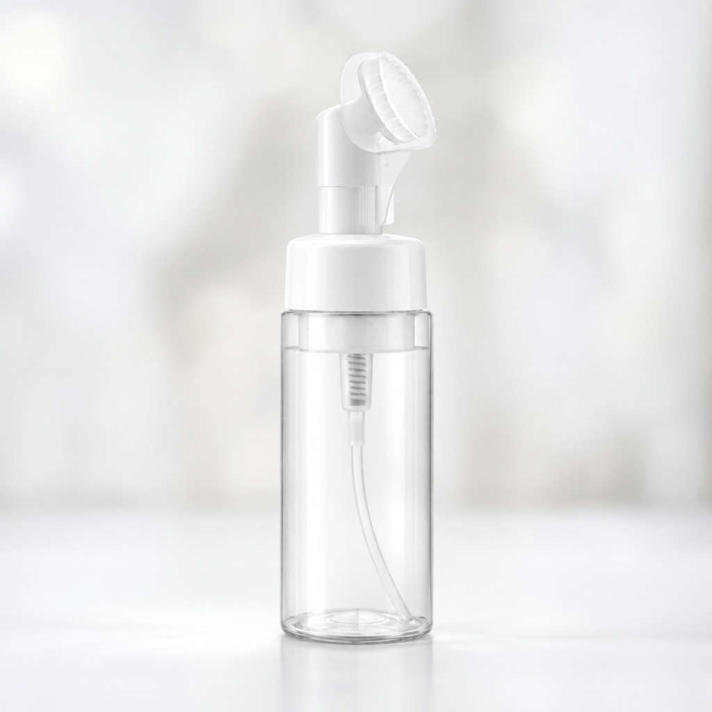 Frasco Pump Escova Transparente 100ml