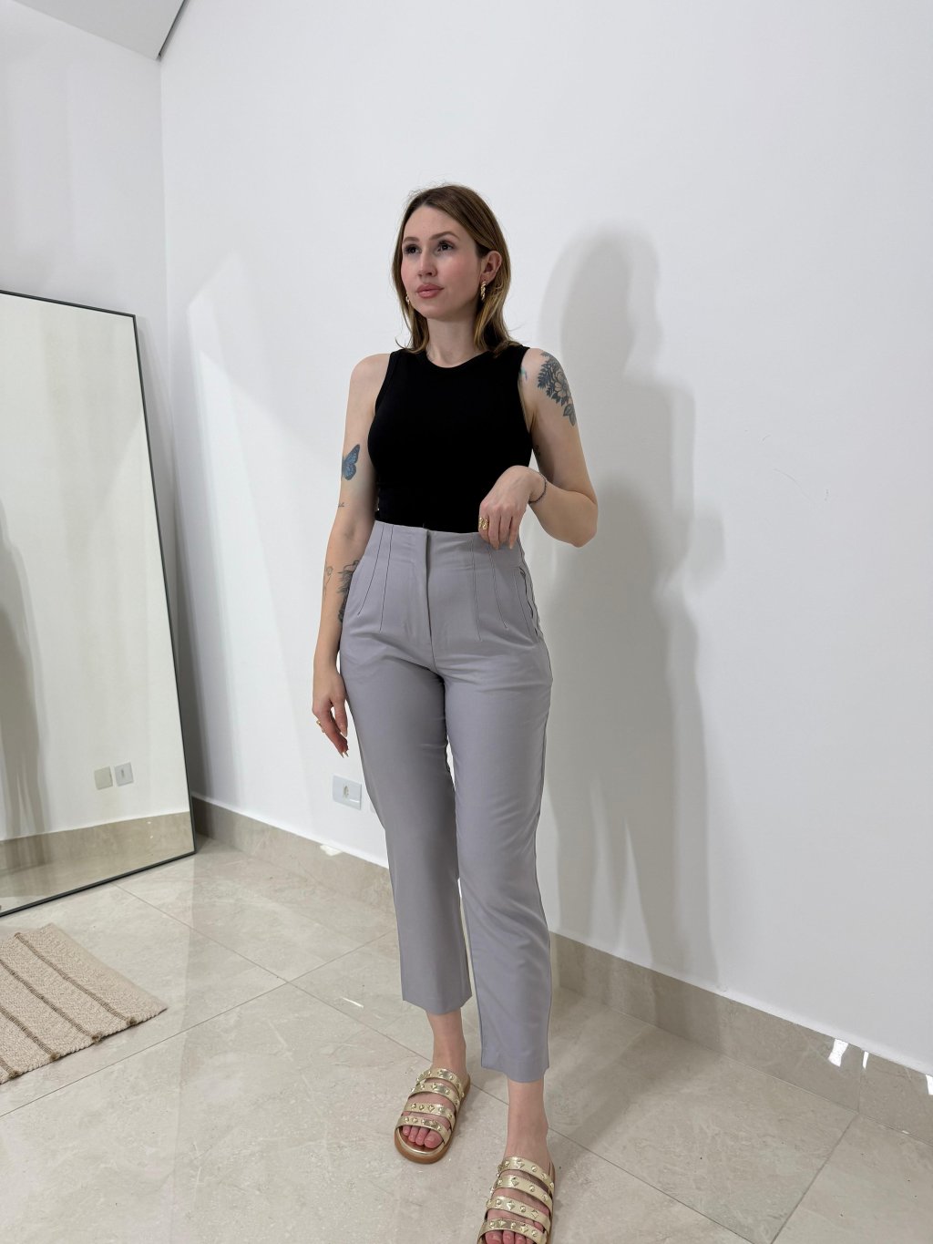 Calça Zara - Cinza