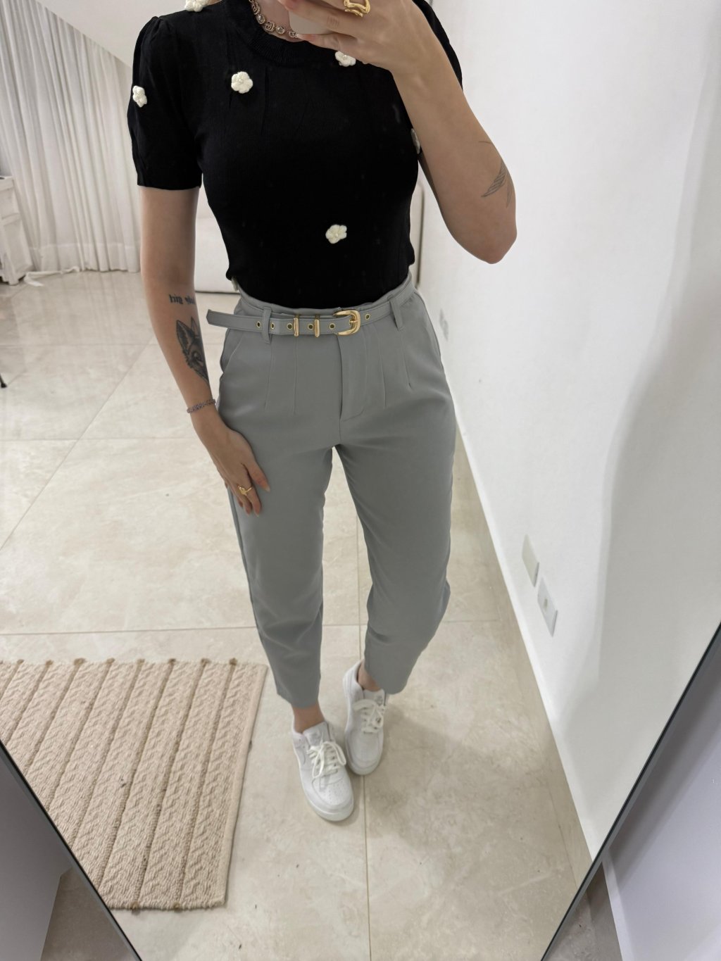 Calça C/ Cinto Zara