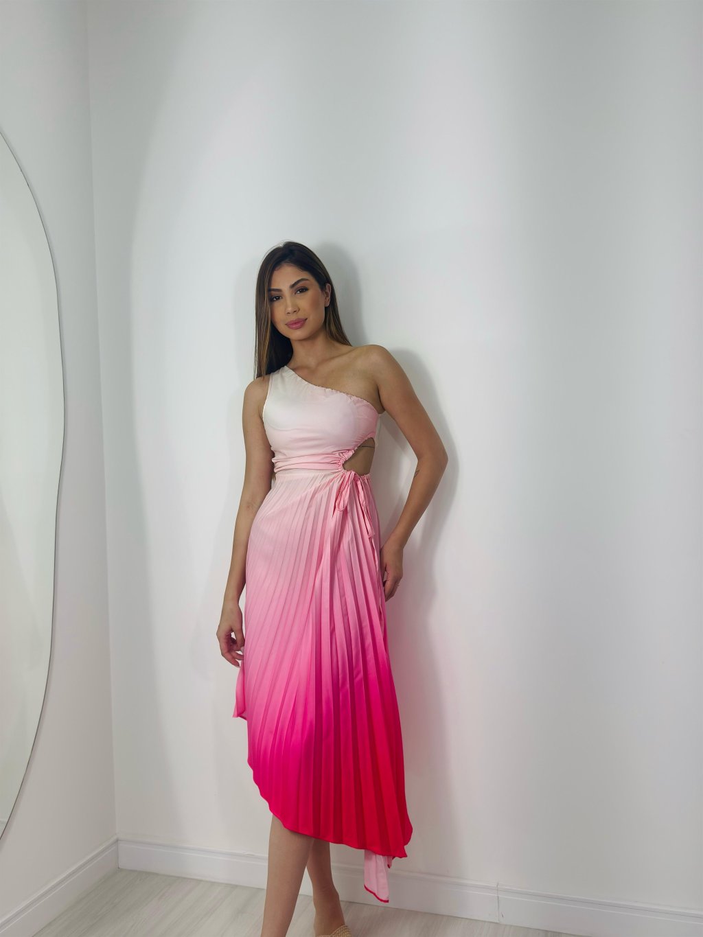 Vestido Nula Manga Degrade