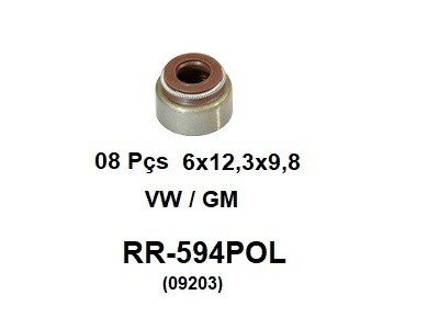 RET HASTE DE VÁLV GM VW DIVERSOS (6mm)