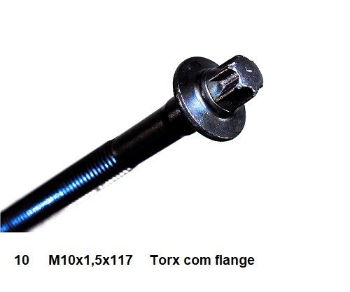 JOGO DE PARAF RENAULT CLIO  SCENIC  MEGANE LOGAN SANDERO- 1.6 16V K4M  10Pçs