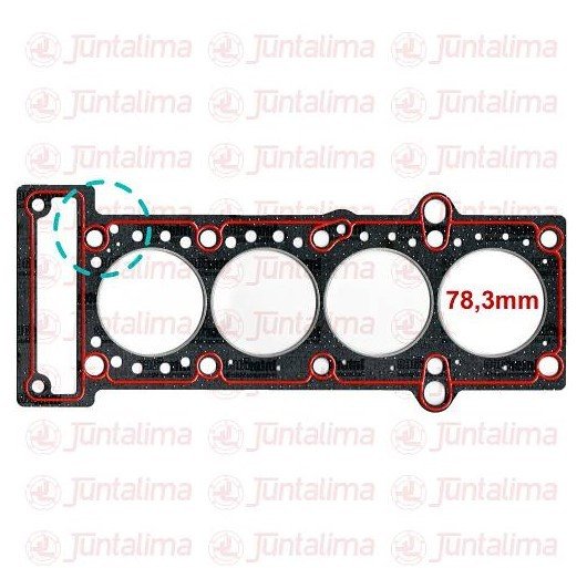 JT DO CABEÇOTE  FIAT DOBLO ETORQ 1.6 16V  EVO