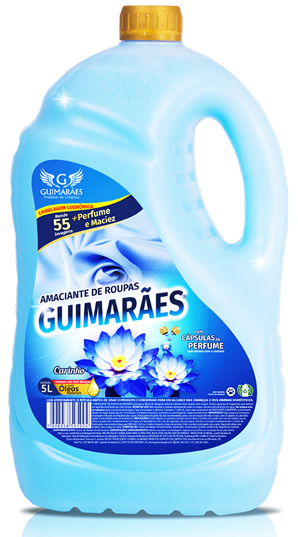 AMACIANTE DE ROUPAS GUIMARÃES PREMIUM CARINHO 5L