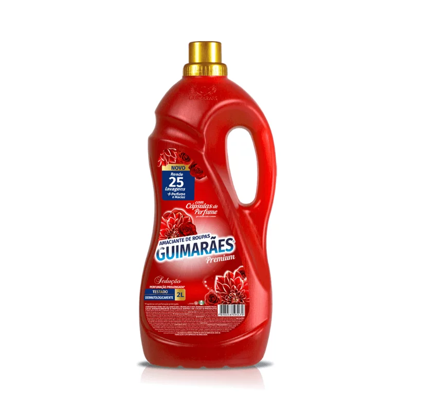 AMACIANTE DE ROUPAS GUIMARÃES PREMIUM SEDUÇÃO 2L