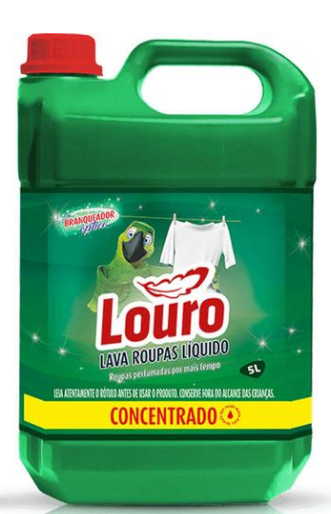 LAVA ROUPAS LÍQUIDO LOURO CONCENTRADO 5L