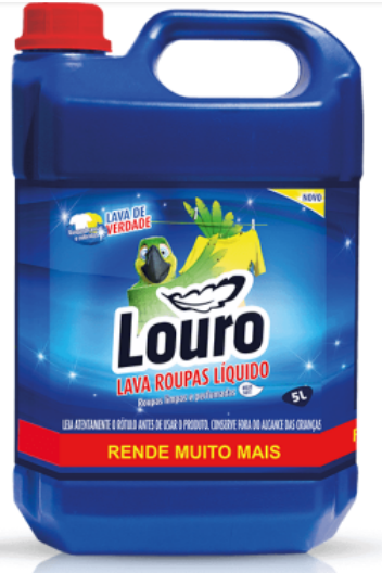 LAVA ROUPAS LÍQUIDO LOURO SOFT 5L