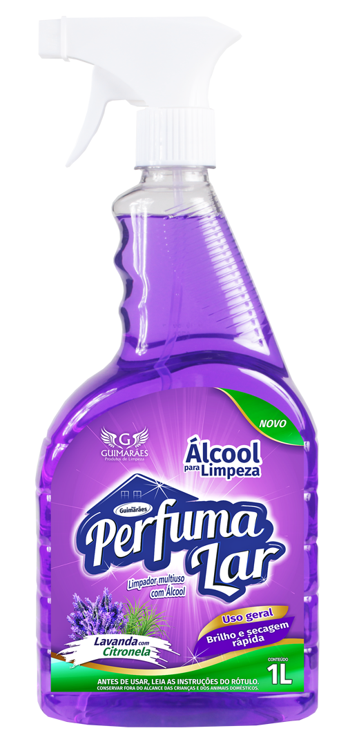 LIMPADOR MULTIUSO COM ALCOOL 1L LAVANDA C CITRONELA GUIMARAES