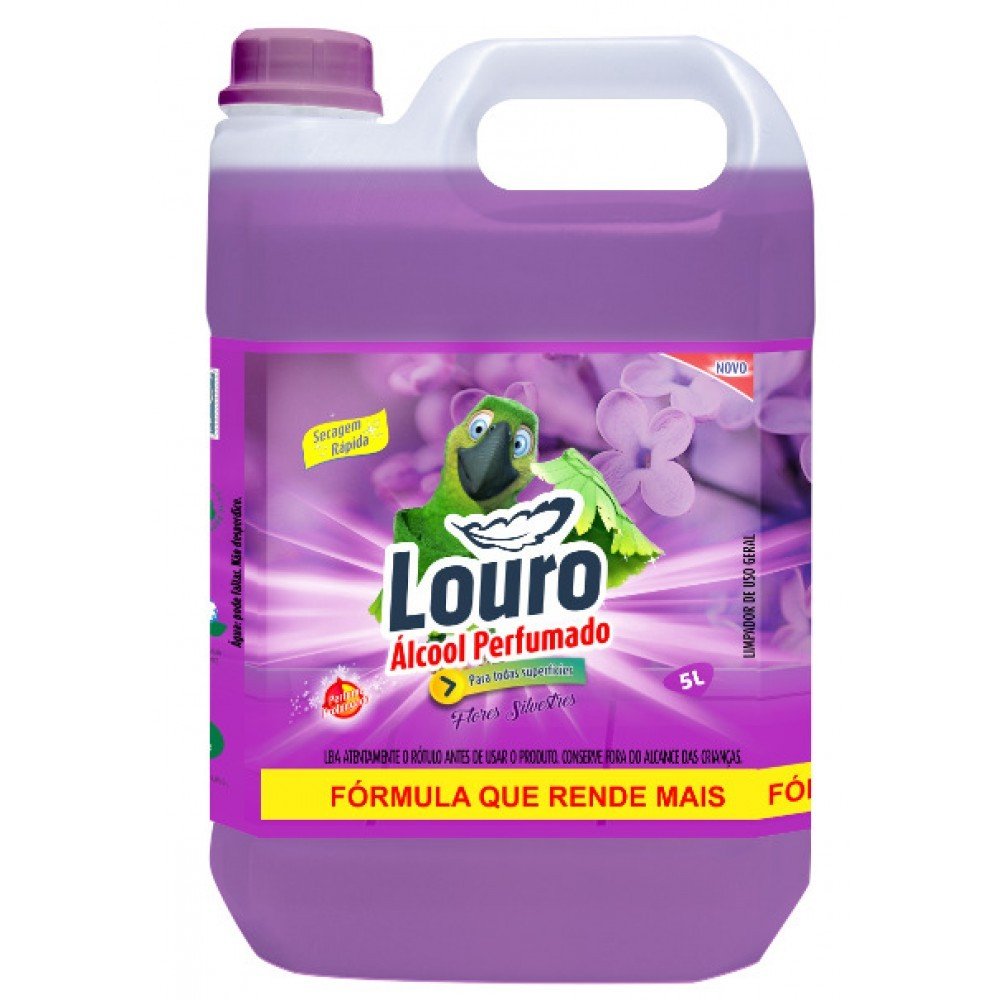 ALCOOL PERFUMADO LOURO FLORES SILVESTRES 5L