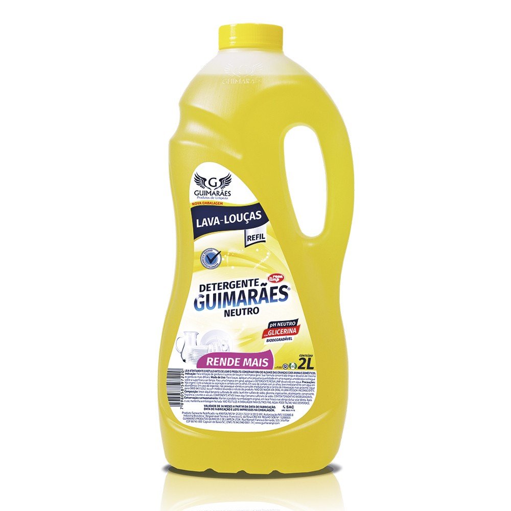 DETERGENTE GUIMARÃES NEUTRO 2L